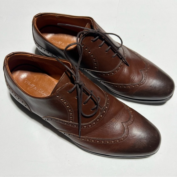 Wolf & Shepherd Other - Wolf & Shepherd Mens Wingtip Oxfords Size 10.5 A Brown